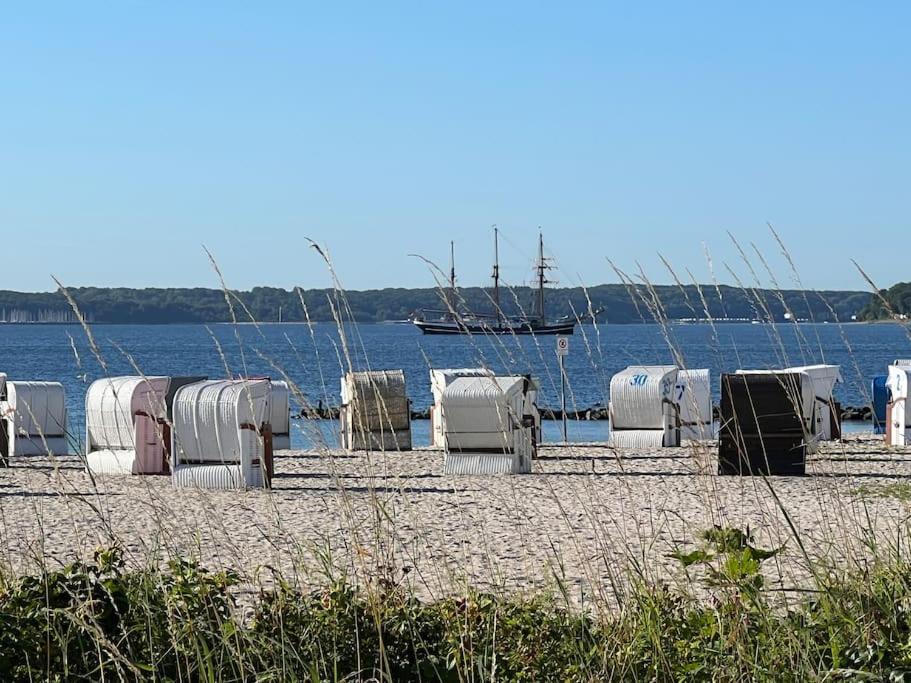 Neue Ferienwohnung Kuestennaehe Mit Terrasse 3Km Zum Strand Osdorf Exteriér fotografie